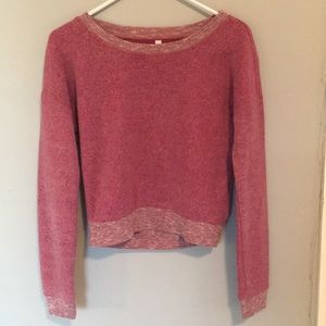 Comfy magenta sleepwear crewneck